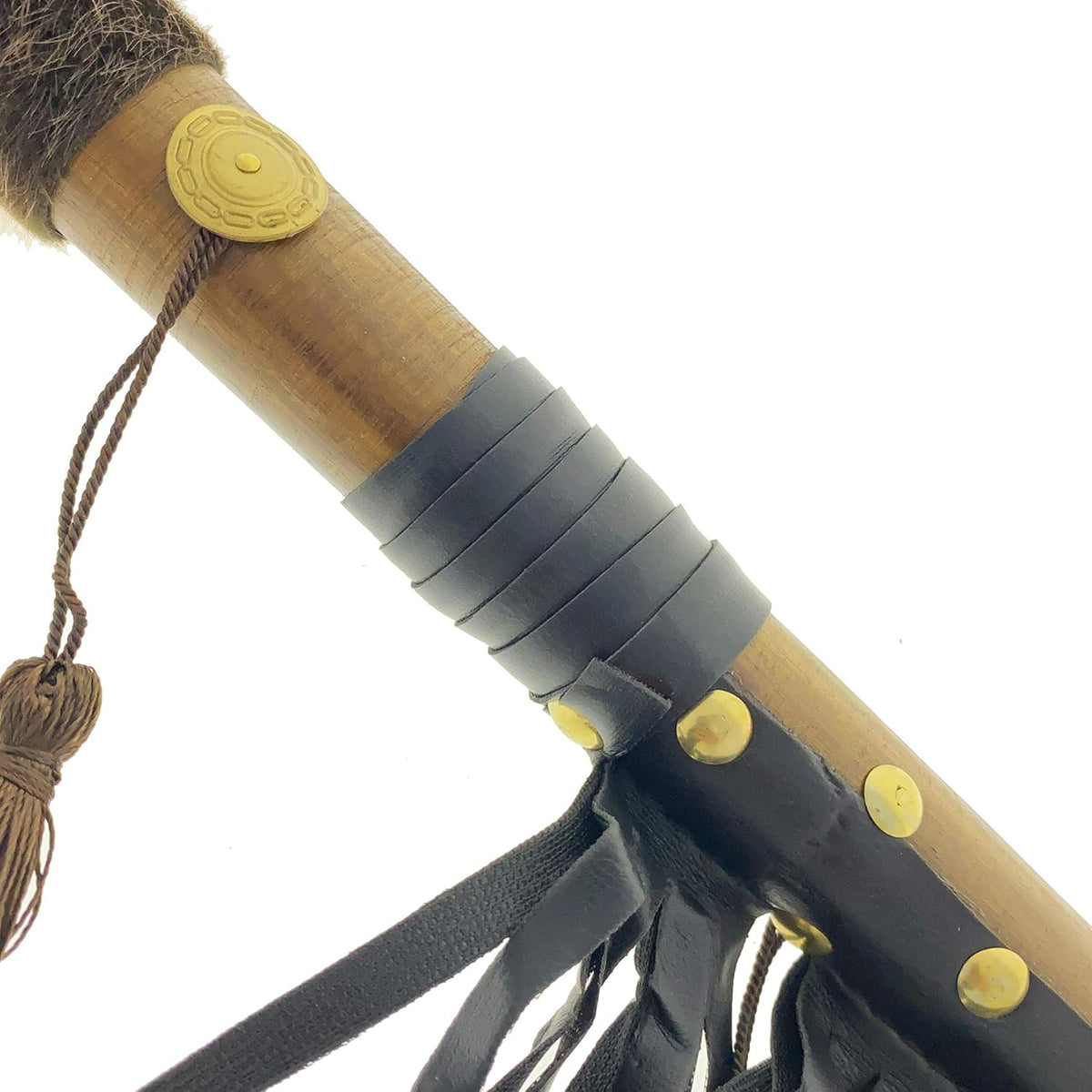PS 19" Tomahawk Axe Hatchet with Pipe Function. for Camping, Home Decoration, Outdoor Sports Uses