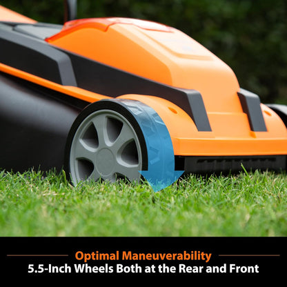 LawnMaster 24VMWBL 24V Max 13-inch Cordless Lawn Mower and Cordless Leaf Blower Combo with 2x4.0Ah