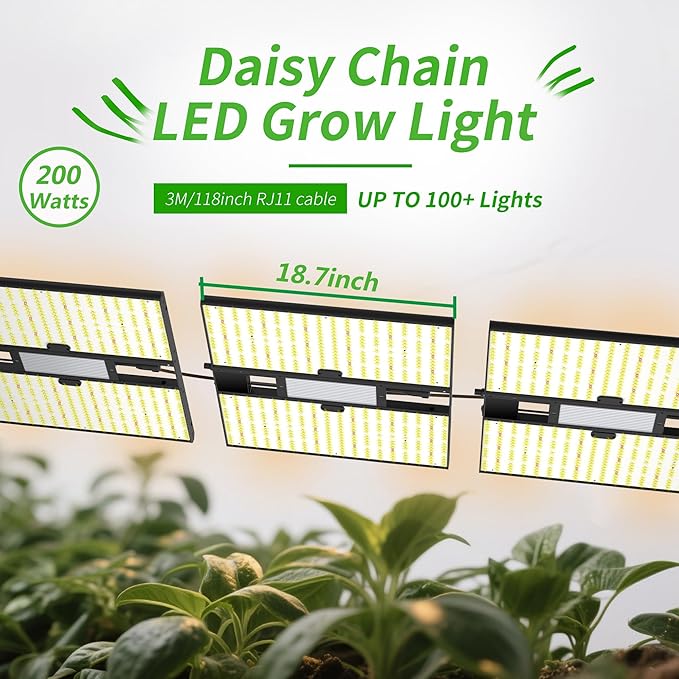 FARMLITE Grow Light for Indoor Plants Quantum Board Grow Light Full Spectrum Led Grow Lights