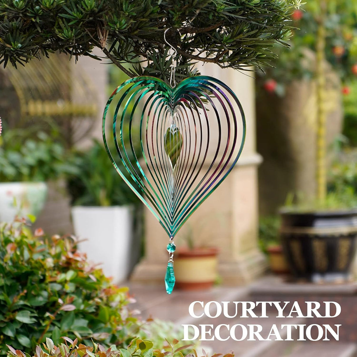 Wind Spinner, Hanging Wind Sculptures,Wind Spinners for Yard and Garden Decor,Yard Decorations