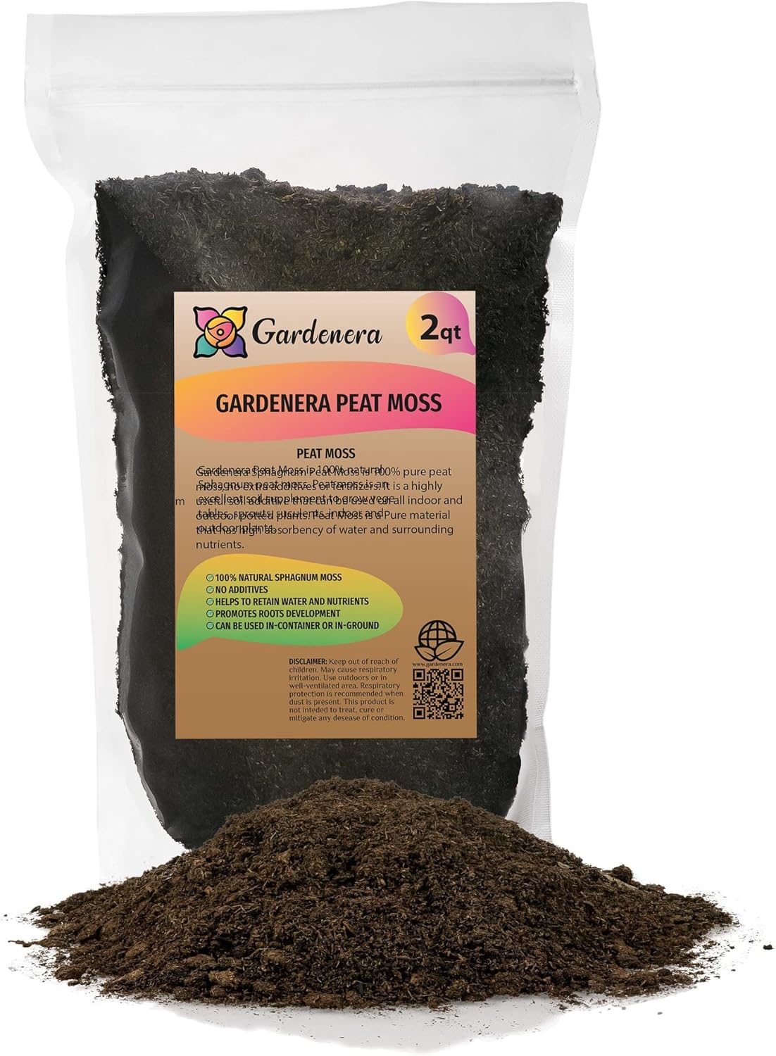 Premium Natural Sphagnum Peat Moss - Gardening Soil Amendment and Carnivorous Plant Soil Media by