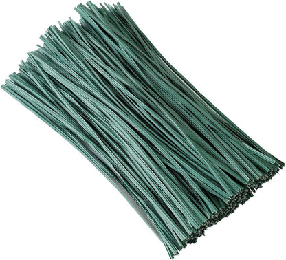 Tangyinrd 300 Pcs 6 inch Blackish Green Plastic Twist Ties, Cable Ties, for Bags, Gardening Tools