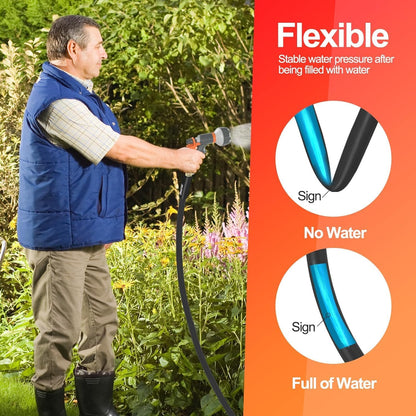 SPECILITE Garden Water Hose 25 ft x 3/4 in Heavy Duty, Flexible and Lightweight, Burst 600 psi