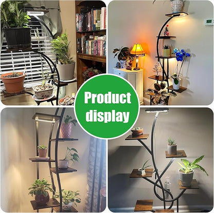 10.2'' 3 Head Grow Light Strips, LED Grow Lamps for Indoor Plants, Full Spectrum 3000K, Plant Light