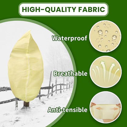 TCBWFY 95x80inches Huge Plant Covers Freeze Protection Frost Cloth for Outdoor Plants,2.82oz/yd²