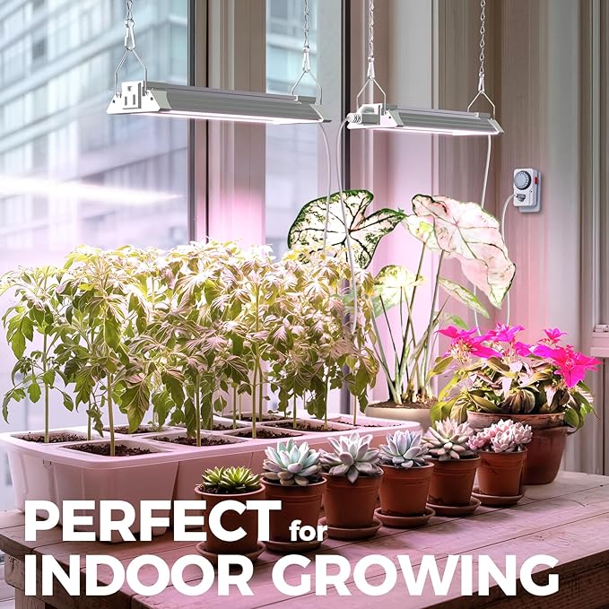 Barrina TX18 1FT Grow Light for Indoor Plants, 72W(4 x 18W, 360W Equivalent), High PPFD, Full