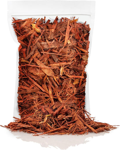Gardenera Red Mulch - Improve Soil Fertility and Insulate Plant Roots - 10 QUARTS
