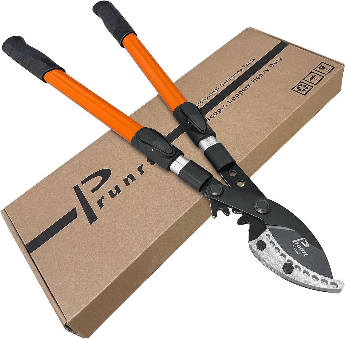 Loppers for Tree Trimming Heavy Duty, 26-40 Inch Handle Telescopic Tree Trimmer, Sync Drive Power