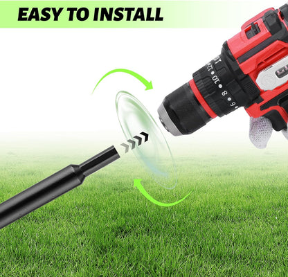 ERYTLLY Auger Drill Bit for Planting 2 x14.5inch,Garden Auger Spiral Bulb Planter Tool for Umbrella