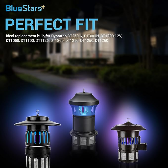 BlueStars Premium Quality 7W 41050 Replacement UV Light Bulbs for Indoor DynaTrap Models DT1050