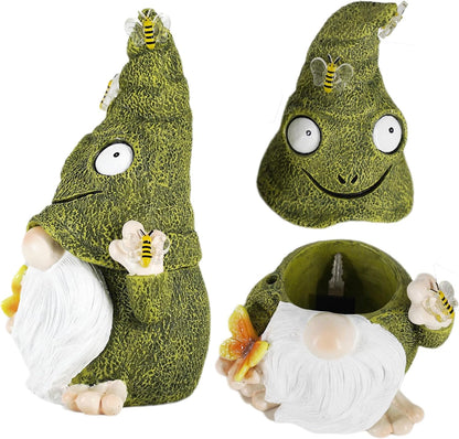 Key Hider Outdoor Garden Gnomes Statue Hide A Key Outside Gnome Figurine Decor For Yard Lawn Hidden