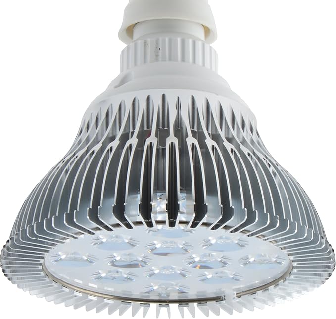 ABI 12W LED PAR38 Grow Light Bulb for Veg and Flower (Red 620-630nm, Deep Red 660nm, and Blue