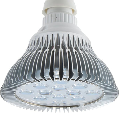 ABI 12W LED PAR38 Grow Light Bulb for Veg and Flower (Red 620-630nm, Deep Red 660nm, and Blue