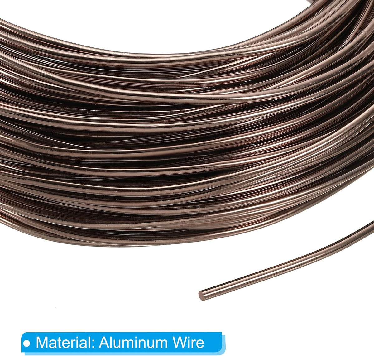 PATIKIL 2mm x 95ft Bonsai Training Wire,Floral Wire Stems Anodized Aluminum Tree Wire for Gardening