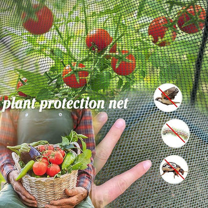 Poray Large Tunnel 8.2'x4' Plant Netting Cover, 6FT Tall Crop Cage Tomato Netting,Pest Guard Cover