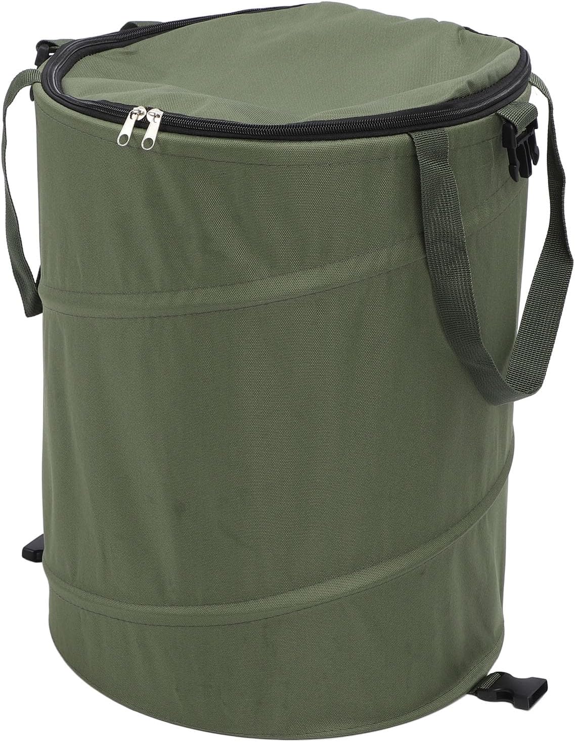 Zunate Collapsible Lawn and Leaf Bag, 24 Gallon Collapsible Trash Can, Reusable Outdoor Yard Waste