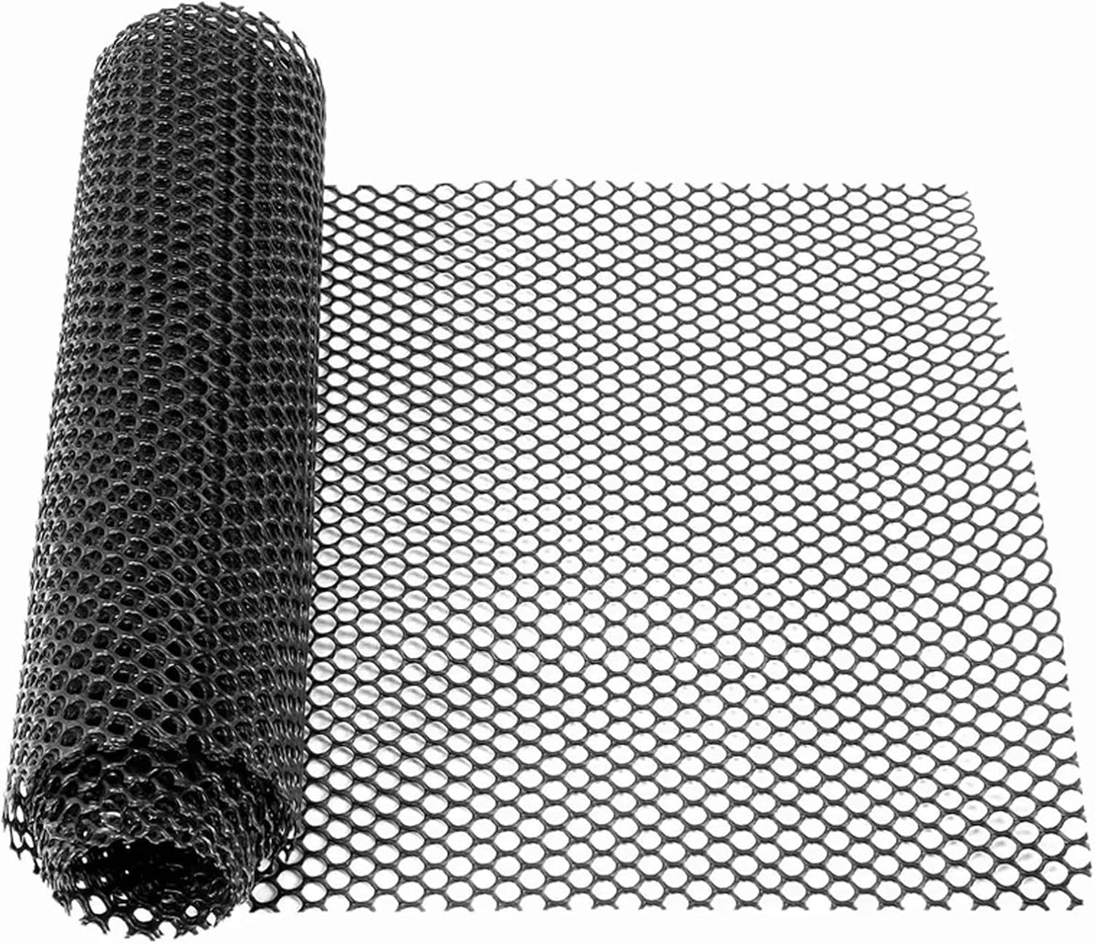 Plastic Wire Mesh Fence, Black Safety Fence Balcony Protection Net 39.3 Inch X 32.8FT Poultry Fence