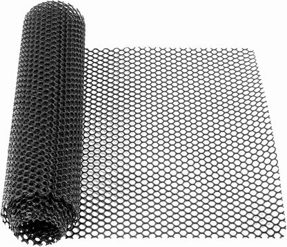 Plastic Wire Mesh Fence, Black Safety Fence Balcony Protection Net 39.3 Inch X 32.8FT Poultry Fence