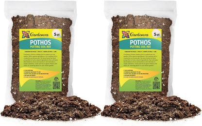 Gardenera Premium Pothos Potting Soil Mix - Air Cleaning Plant Potting Mix, Soil Mix for Pothos