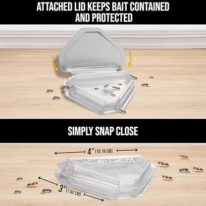 Catchmaster Defiant Reusable Heavy Duty Ant Traps Indoor & Outdoor Refill (8 Pack) – Effective