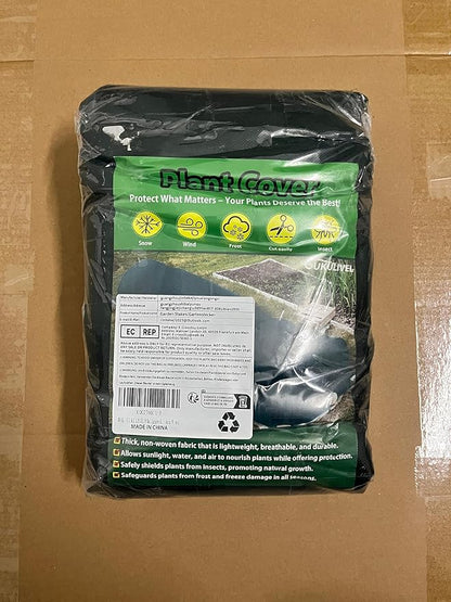Plant Covers Freeze Protection, 10x50ft Green Frost Blanket for Winter, 1.23 oz/yd² Fabric, Premium