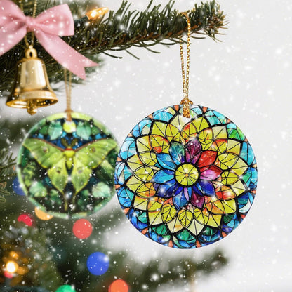 Christmas Ornaments, Ceramic-Style Christmas Decorations, Xmas Tree Ornaments, Heirloom Keepsakes