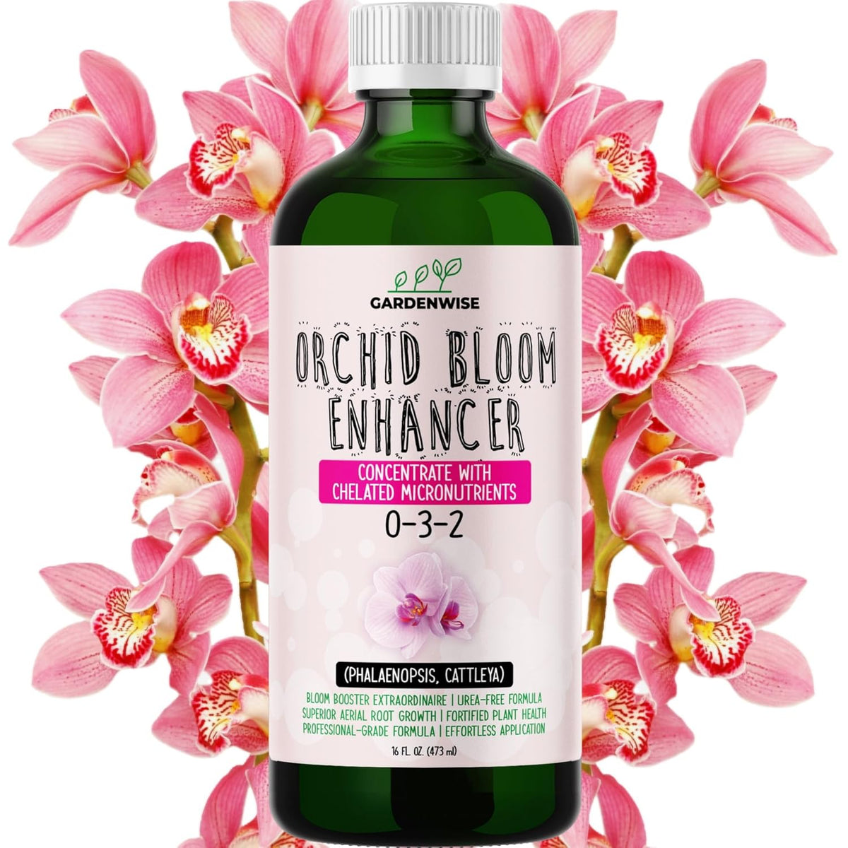 0-3-2 Giant Bloom: Orchid Bloom Enhancer - Orchid Bloom Booster - Orchid Food Fertilizer