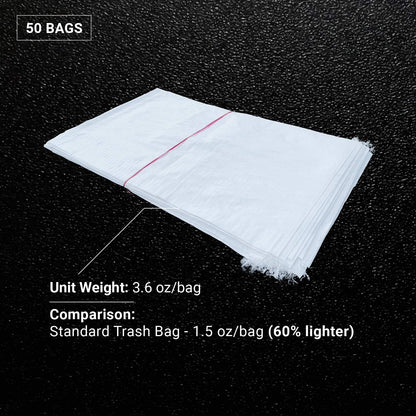 Sandbaggy Large Sandbags - Size: 25" x 40" - Thick Heavy Duty Contractor Bags, Heavy Duty Garbage