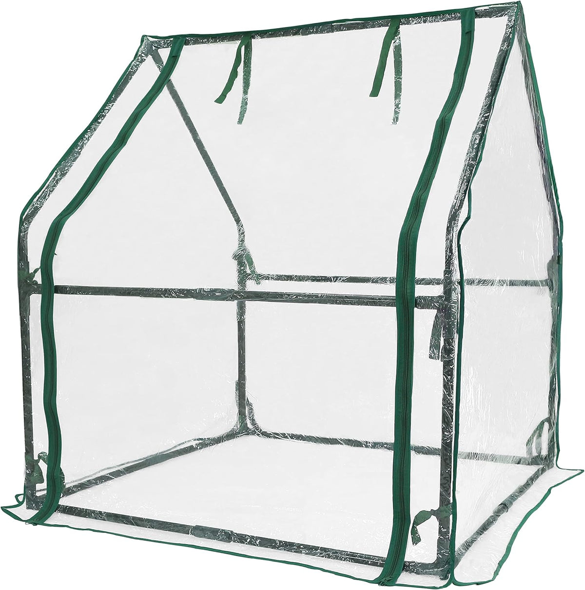 Gardzen Mini Greenhouse Heavy Duty Portable Green House, Clear Tent Small Greenhouse for Indoor