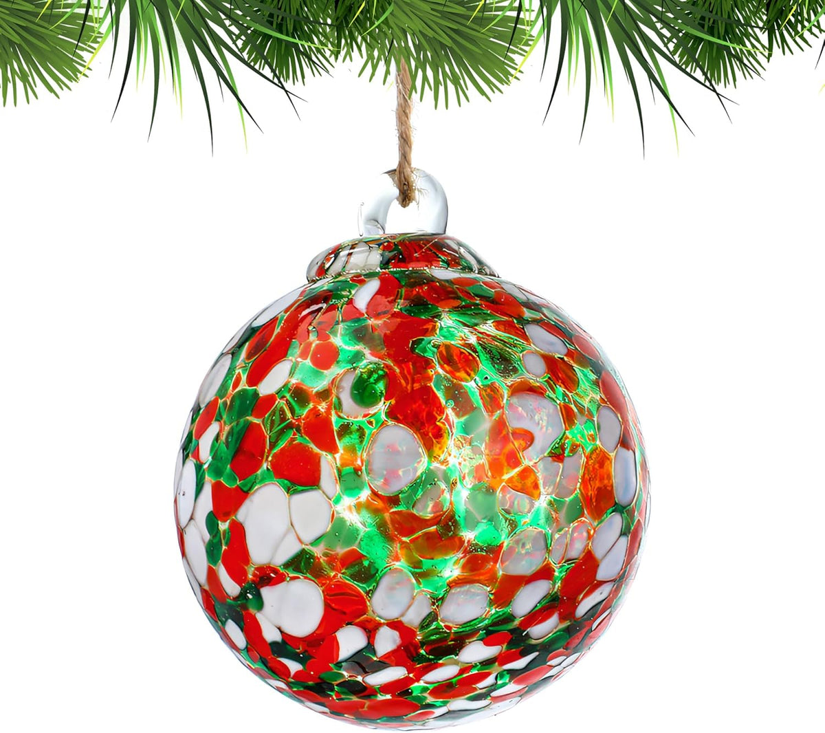 Hand Blown Glass Gazing Balls for Garden Hanging Friendship Balls Christmas Ball Ornaments for Xmas