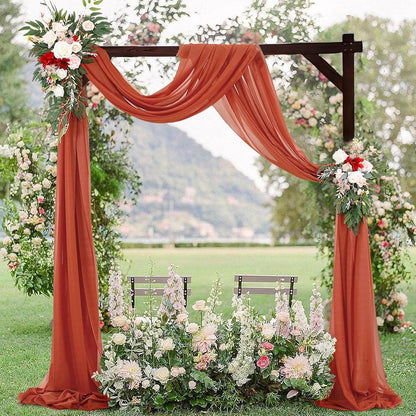 7.3FT Wooden Wedding Arch Stand Square Wood Arch Wedding Arbor for Ceremony Party Proposal Scene