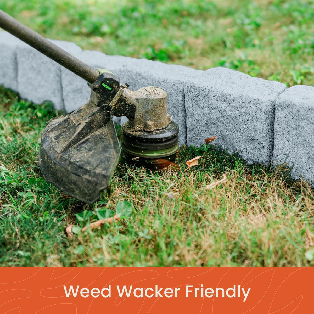 Beuta Landscape Edging | Garden Edging Border | Faux Stone Blocks for Lawn Edging, Flower Beds &