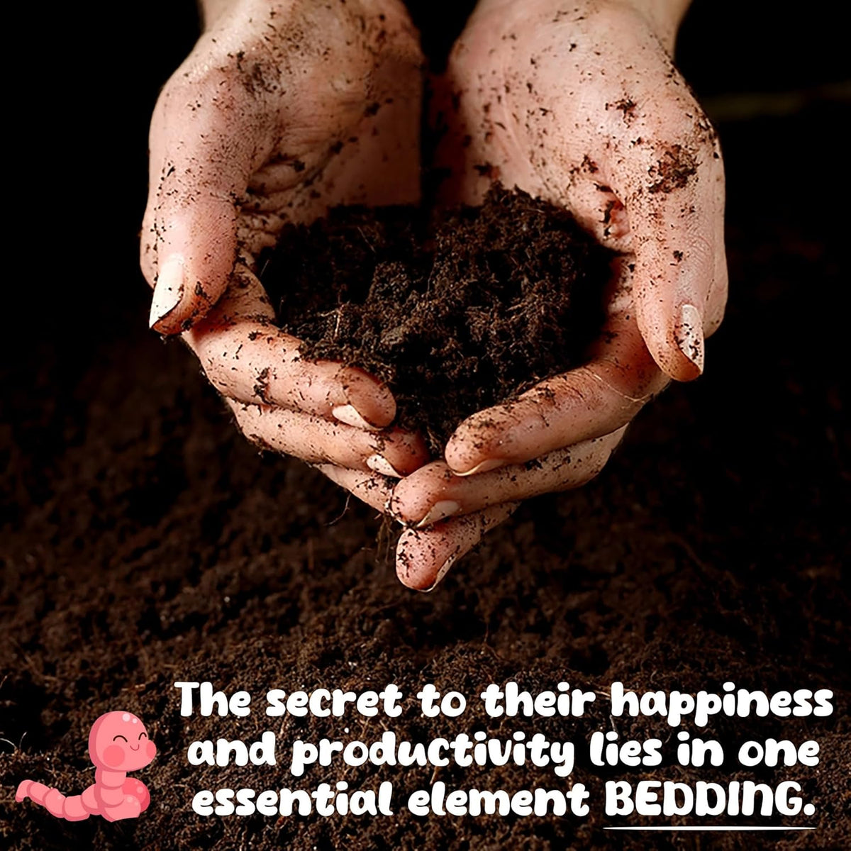 WWJD Worms-10lb Worm Bedding for Nightcrawlers and Red Wigglers (Worms Not Included)-Vermicompost