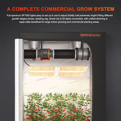 SPIDER FARMER SF7000, Samsung LM301B Diodes Led Grow Light, Full Spectrum Plant Grow Light, 650W