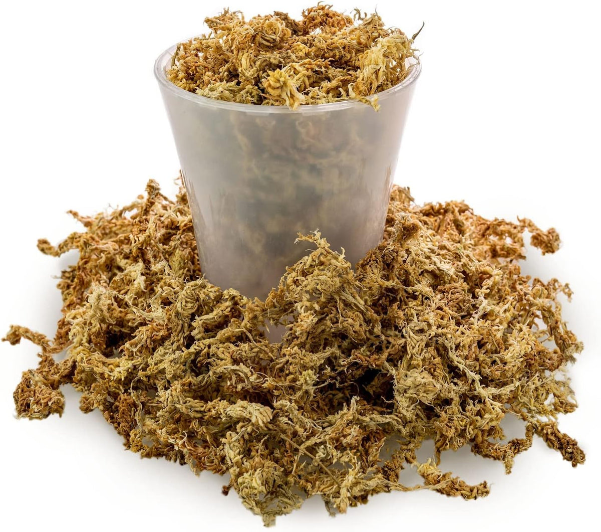Premium New Zealand Sphagnum Moss by Gardenera - Organic Hand Mixed Long Fibered Sphagnum Moss