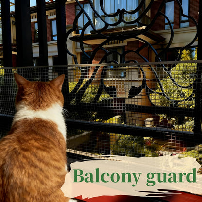 PotatoLife Plastic Wire Mesh Fence, Balcony Fence for Baby and Pets, Safety Fence, Stair Protector