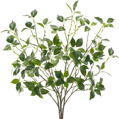 Eucalyptus Stems 32"Fake Plants Eucalyptus Greenery For Vase Artificial Plants Indoor Bay Leaves