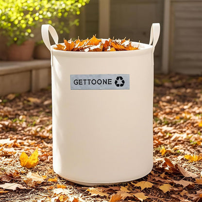 Lawn Bags for Yard Waste | Heavy-Duty Collapsible Leaf Bag, 20 Gallon Reusable Garden Clippings