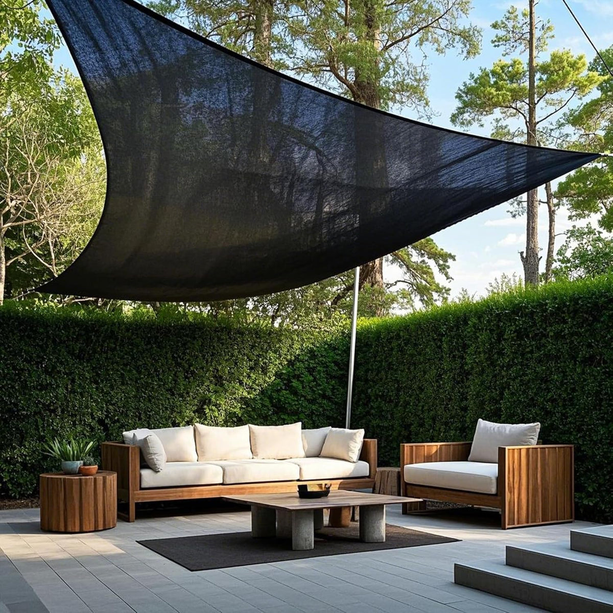 winemana 40% Black Shade Cloth, 3.3 x 10 FT Garden Mesh Tarp for Plants Heat Protection with