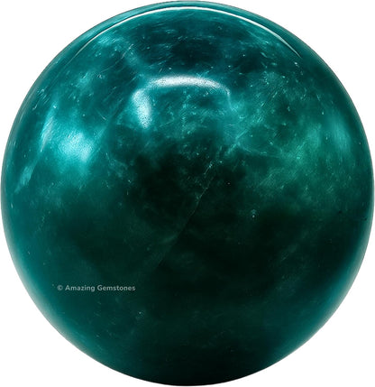 Amazing Gemstone Blue Apatite Crystal Ball with Stand - 2" Inches Crystal Sphere Meditation Balls