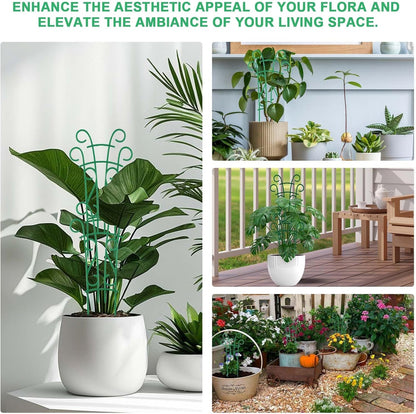 Plant Trellis for Potted Plants 12 Pack Stackable Indoor Outdoor Climbing Houseplant Support with