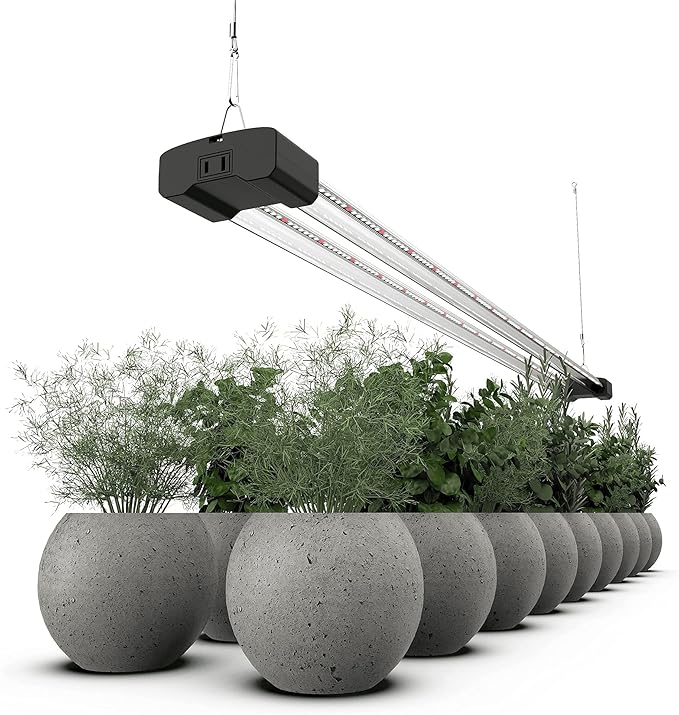 DYMOND BoostGro LED Grow Light Full Spectrum 5000K Daylight + 660nm Red Linkable Indoor Plant