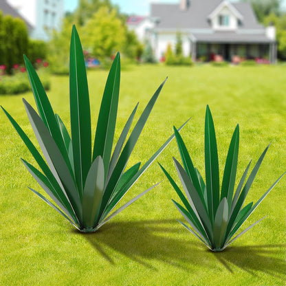 Homight Large Agave Sculpture Rustic Metal Agave Plant Outdoor Interior Decoration Outdoor Lawn