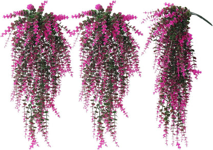 Fake Monkey Plants Hanging Eucalyptus Vines Fake Vines Faux Hanging Plants for Outdoor Garden Yard