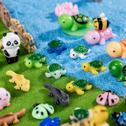 Mini Small Animal Figurines, 54 Pieces Mini Marine Resin Animals, Marine Animals Decorative