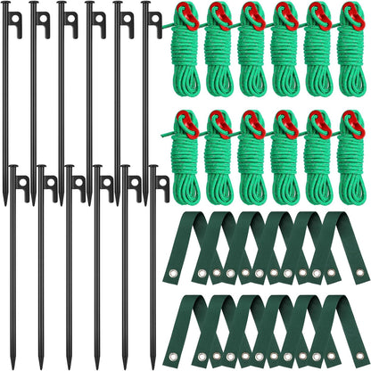 Sintuff 36 Pcs Heavy Duty Tree Stake Kits Stake and Support for Young Leaning Tree Anchor