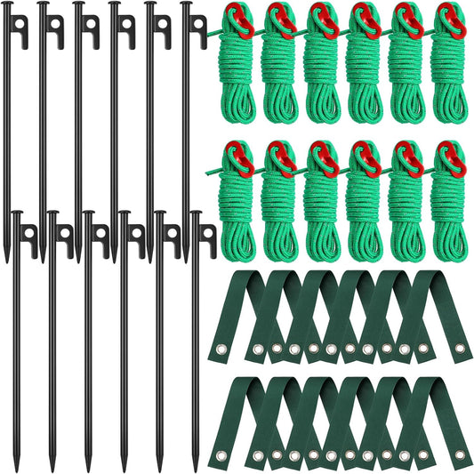 Sintuff 36 Pcs Heavy Duty Tree Stake Kits Stake and Support for Young Leaning Tree Anchor