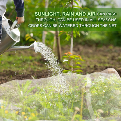 Garden Netting, Jevrench Durable Ultra Fine Garden Netting, Garden Plant Cover Row Cover Makes