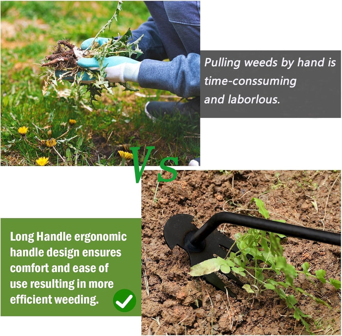 Weed Puller Tool Garden Uprooting Weeding Tool,2025 New Portable Garden Weeding Tool, 15.7in Weeder