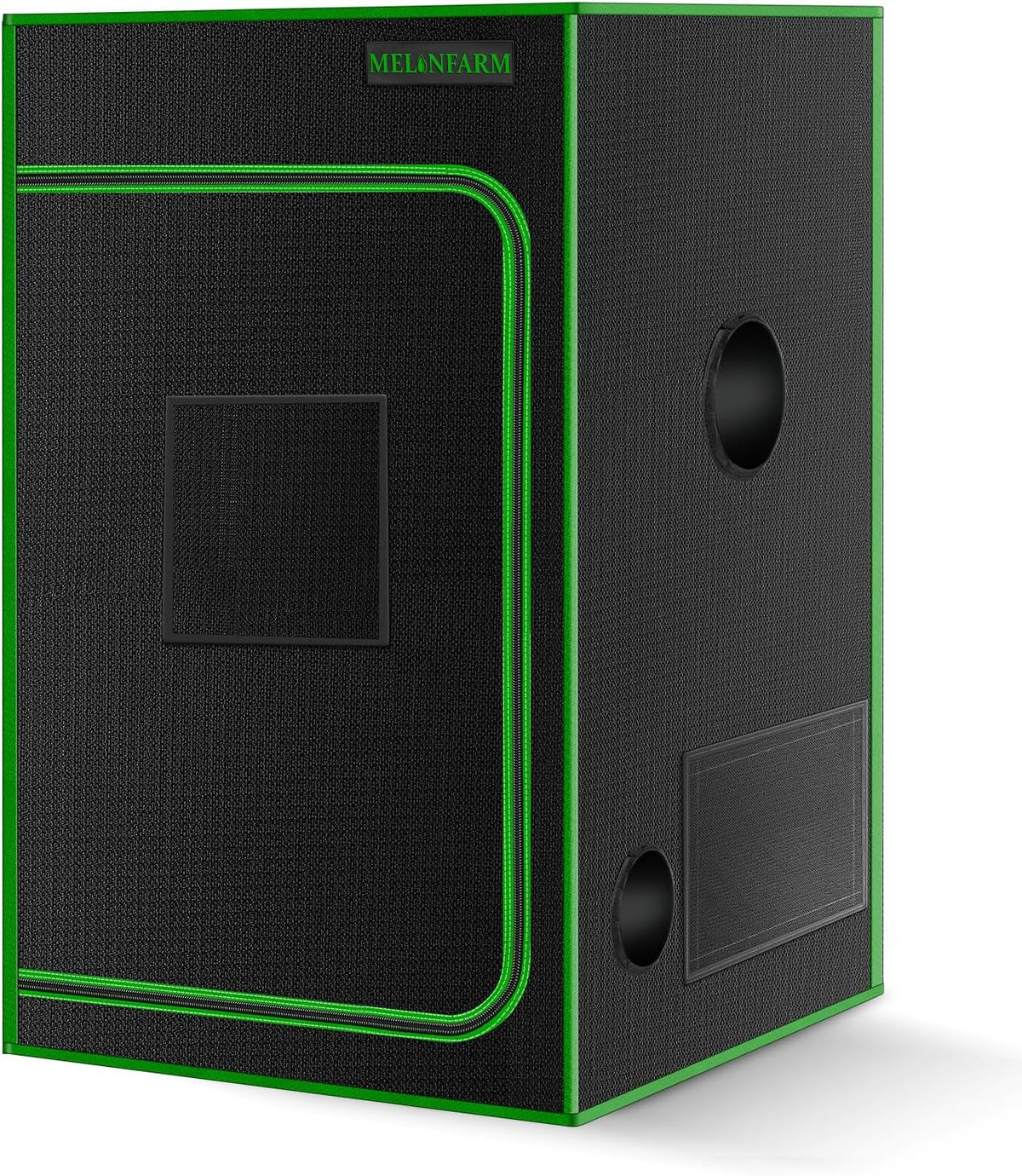 MELONFARM 2x2 Grow Tent, 24"x24"x36'' High Reflective 600D Diamond Mylar Canvas with Observation